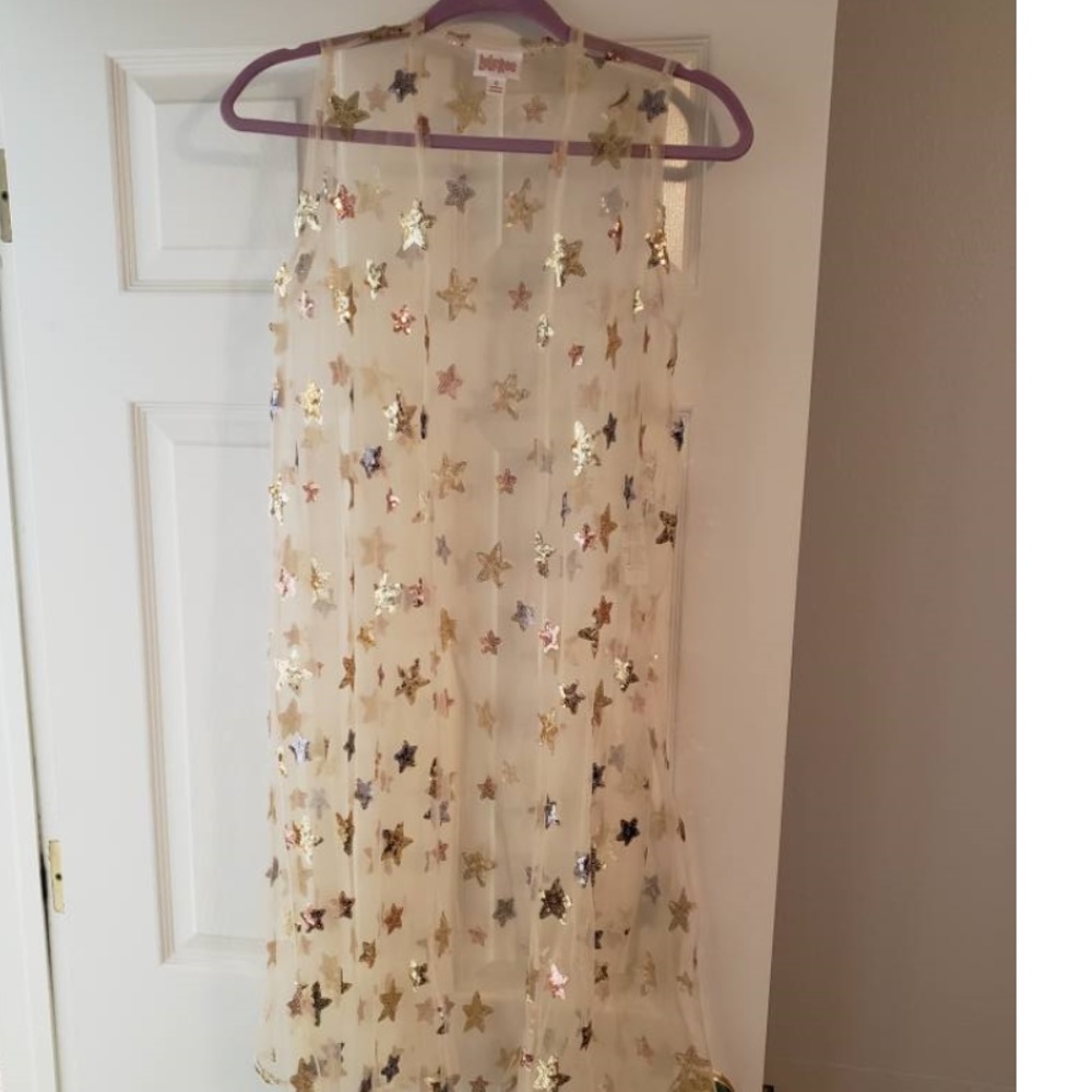 Rare! Small Lularoe Sequin Stars Joy